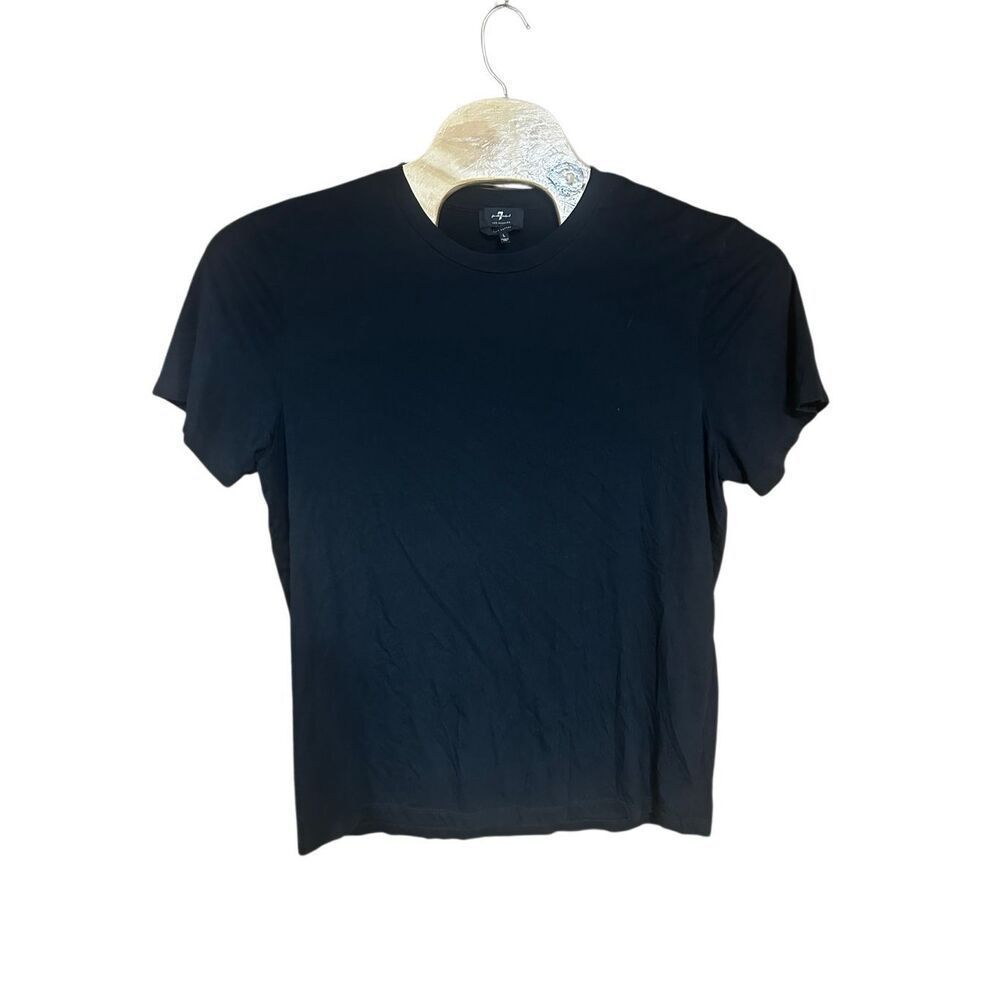 7 For All Mankind T-Shirt Large (L) Take Back the Now Prima Cotton